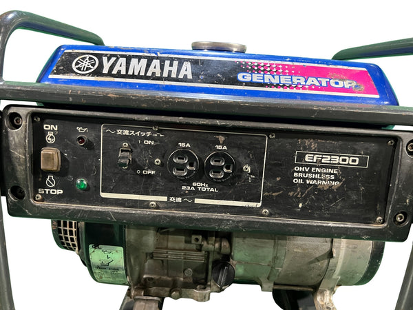 ☆中古品☆YAMAHA ヤマハ 4サイクル携帯発電機 EF2300 エンジン発電機 ガソリン発電機 アウトドア キャンプ 現場用電源130664 - 7