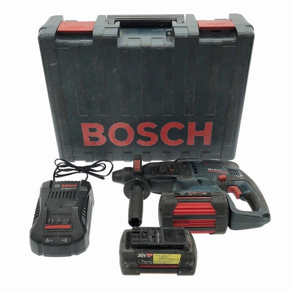 ☆中古品☆BOSCH ボッシュ 36V コードレスハンマドリル GBH36V-LI バッテリー2個 充電器 ケース付119932 - 3