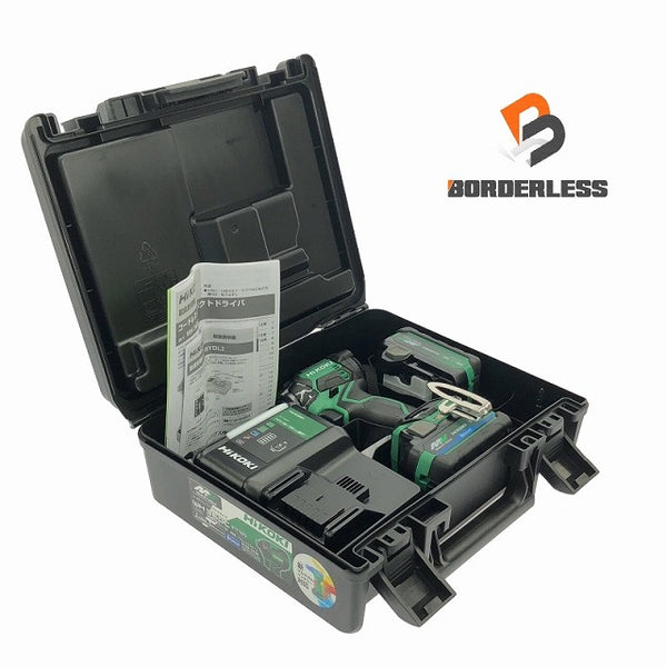 ☆未使用品☆HIKOKI ハイコーキ 36V コードレスインパクトドライバー WH36DC(XPSZ)新マルチボルトバッテリー2個+充電器+ケース109996 - 2