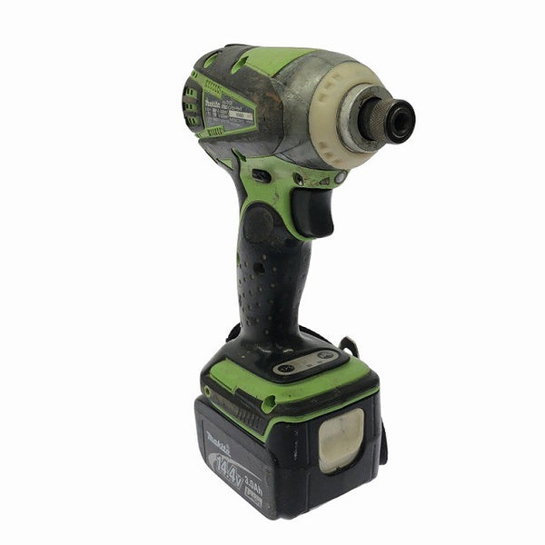 ☆中古品☆ makita マキタ 14.4V 充電インパクトドライバ TD133D ライム 本体+バッテリー1個(3.0Ah)+充電器131502 - 3