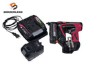 ☆中古品☆MAX マックス 18V 充電式ピンネイラ TJ-35P3 バッテリー（18V 5.0Ah）充電器（JC-925A）付き エア釘打機135124 - 1