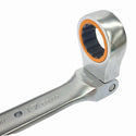 ☆未使用品☆TOP トップ工業 首振りラチェットコンビセット FRC-10000S 工具袋入り 7mm～24mm スパナセット131681 - 10