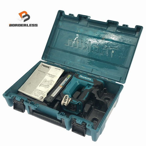 ☆比較的綺麗☆makita マキタ 18V 35mm 充電式面木釘打機 FN350DZK ケース付 フィニッシュネイラ 仕上釘打機116794