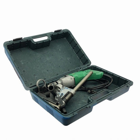 ☆中古品☆HITACHI 日立工機 100V 電子ドリル D13VC ボーラー用スタンド(D13-DSE) ケース付 コード式 電気ドリル 穴あけ123300 - 0