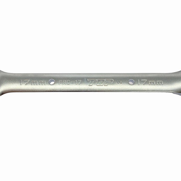 ☆未使用品☆TOP トップ工業 首振りラチェットコンビセット FRC-10000S 工具袋入り 7mm～24mm スパナセット131681 - 9