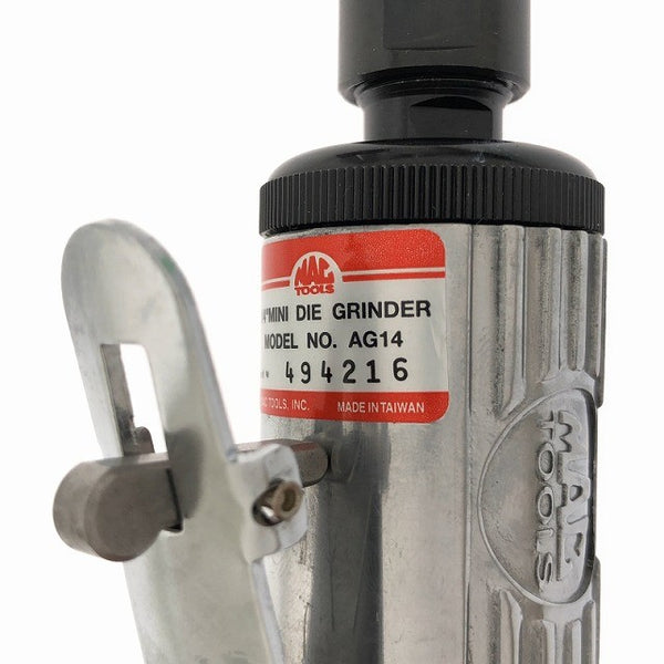 ☆未使用品☆MAC TOOLS マックツールズ 1/4” 常圧 ミニダイグラインダー AG14 エアダイグラインダー エアグラインダー136701 - 9