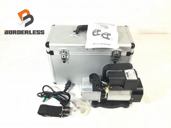 ☆比較的綺麗☆イチネンTASCO タスコ 100V オイル逆流防止弁付小型高性能 真空ポンプ TA150RB ケース付き バキュームポンプ130243 - 1