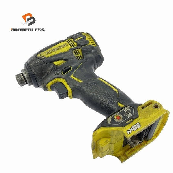 ☆中古品☆HITACHI 日立工機 18V コードレスインパクトドライバー WH18DDL2 本体のみ 充電式 バッテリー式119564 - 1