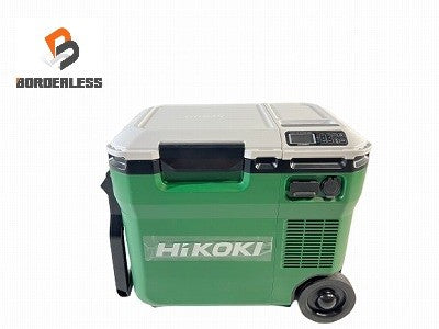 ☆比較的綺麗☆HiKOKI ハイコーキ 18V コードレス冷温庫 UL18DC アグレッシブグリーン マルチボルトバッテリ1個付 充電式保冷温庫114828