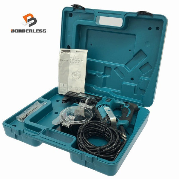 ☆中古美品※コメント必読☆makita マキタ オートパックスクリュードライバー 6841R ビット ケース付 石膏ボードドライバー134242 - 1