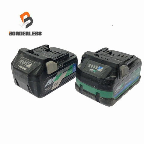 ☆中古品☆HiKOKI ハイコーキ 36V リチウムイオン蓄電池 BSL36A18BX BSL36A18B 合計2点セット マルチボルトバッテリー 充電池116417