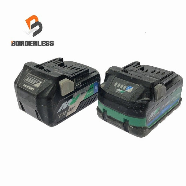 ☆中古品☆HiKOKI ハイコーキ 36V リチウムイオン蓄電池 BSL36A18BX BSL36A18B 合計2点セット マルチボルトバッテリー 充電池116417 - 1