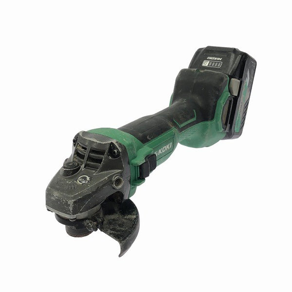 ☆中古品☆HiKOKI ハイコーキ 36V 100mm コードレスディスクグラインダー G3610DA マルチボルトバッテリー1個 充電器 ケース付130525 - 4