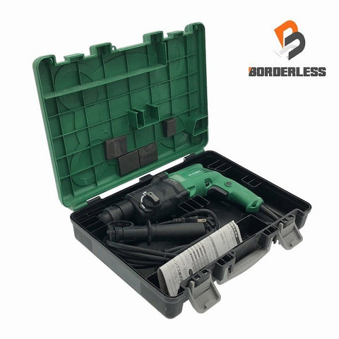 ☆中古品☆HiKOKI ハイコーキ 100V 24mm ロータリハンマドリル DH24PG2 ケース付き ロータリーハンマードリル 穴あけ116464 - 0