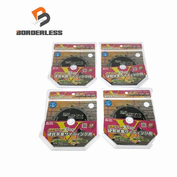 ☆未使用品4枚セット☆ハウスBM ハウスビーエム 100mm 外装デンマルVダイヤ DMVD-10010 硬質窯業サイディング用チップソー124645 - 1