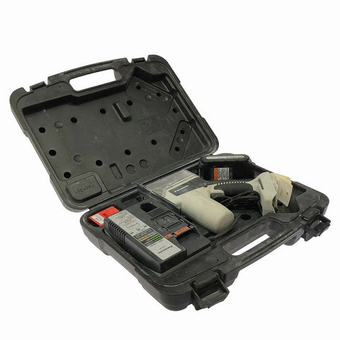 ☆中古品☆Panasonic パナソニック 14.4V 充電角穴カッター EZ4543 バッテリー1個(14.4V 3.3AH) 充電器 ボードカッター129877 - 0