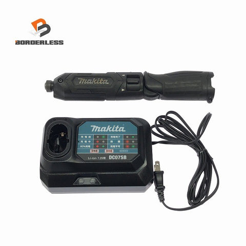 ☆中古品☆makita マキタ 7.2V 充電式ペンインパクトドライバー TD022D 未使用の充電器 DC07SB付 コードレス スティックインパクト131420