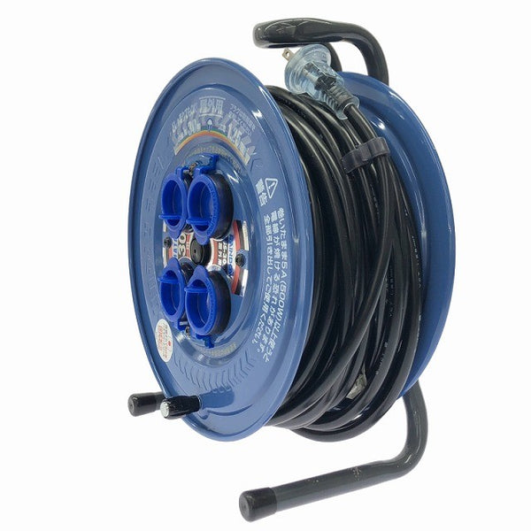 ☆美品☆/HATAYA ハタヤ 畑屋 100V 30m サンデーレインボーリール SS-30 屋外用 電工ドラム コードリール 延長コード ドラムリール130494 - 3