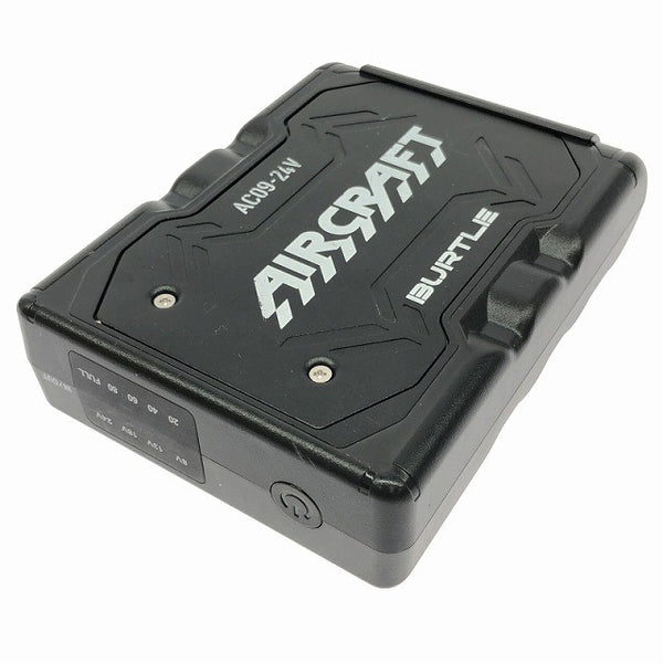 ☆中古品セット☆BURTLE バートル エアークラフト 24V リチウムイオンバッテリー AC09×2 ファン AC370 充電器 暑さ対策137298 - 7