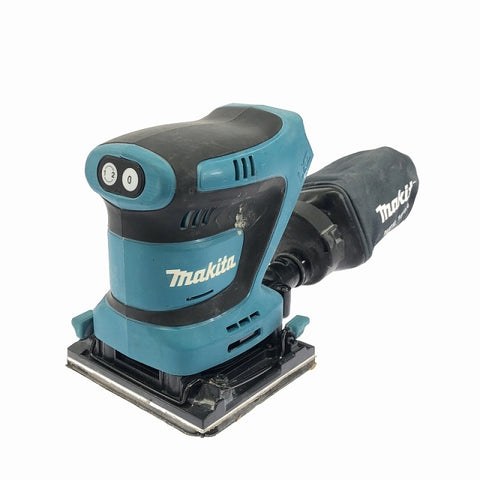 ☆中古品☆makita マキタ 18V 充電式防じんミニサンダー BO480D 本体＋ダストバッグ付 コードレス 小型 研磨機 防塵ミニサンダー - 0