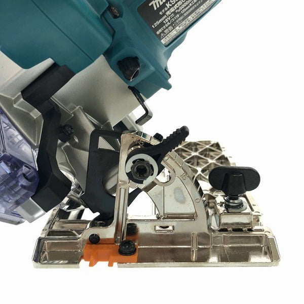☆未使用品☆makita マキタ 18V 125mm 充電式防じんマルノコ KS513DZ 青/ブルー 本体+平行定規 防塵丸ノコ 集じん/集塵 丸のこ 116029116029 - 7