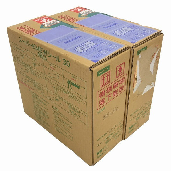☆未使用品20本セット☆Kmew 1成分変形シリコーンシーラント スーパーKMEWシール 30 1箱/10本×2 合計20本セット プライマー付 - 4