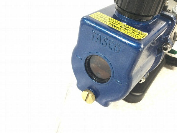 ☆中古品☆TASCO タスコ オイル逆流防止弁付 ウルトラミニツーステージ真空ポンプ TA150SB-2 ケース付 コード式 エアコン取付130141 - 8