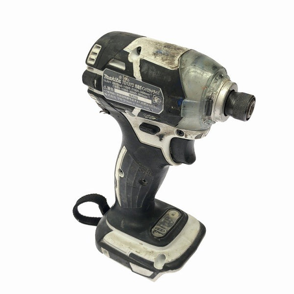 ☆中古品☆makita マキタ 14.4V 充電式インパクトドライバー TD137D 白 バッテリ1個(14.4V4.0Ah) 充電器付 DIY 締付け 電動工具126528 - 3