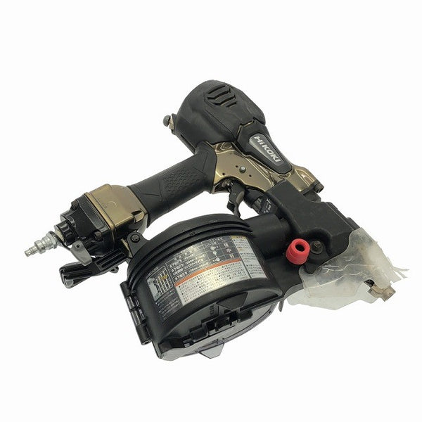☆比較的綺麗☆HiKOKI ハイコーキ 65mm 高圧 ロール釘打機 NV65HR2(S) ケース付 パワー切替機構付 エア釘打機 コイルネイラ117366 - 5
