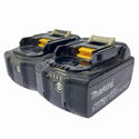 ☆中古品2点セット※コメント必読☆makita マキタ 18V 5.0Ah 純正 リチウムイオンバッテリー BL1850B 残量表示付 充電池 蓄電池131140 - 3
