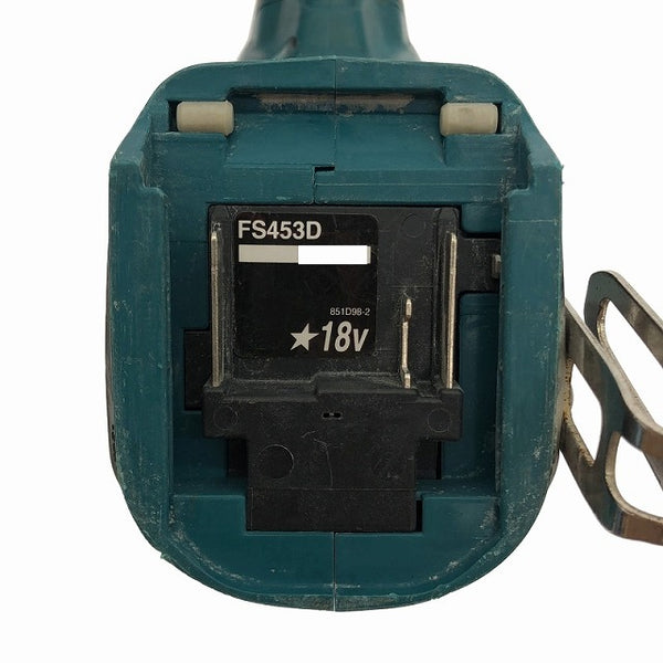 ☆中古品☆makita マキタ 18V 充電式スクリュードライバ FS453D 青/ブルー 本体のみ ボード用ドライバ - 9