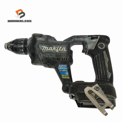 ☆中古品☆makita マキタ 18V 充電式スクリュードライバー FS600D 黒 本体のみ コードレス ボード用ドライバー ボードドライバー135605
