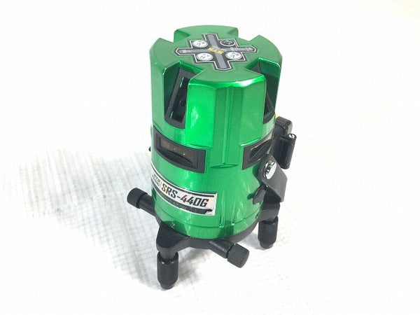 ☆比較的綺麗☆STS グリーンレーザー墨出し器 SRS-440G 受光器(SS-30G) バッテリ1個 充電ケーブル ケース グリーンレーザー墨出器126071 - 5