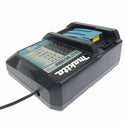☆中古品セット☆makita マキタ 18V 2.0Ah 純正 リチウムイオンバッテリー2個 BL1820B 急速充電器 DC18RF付 残量表示有 蓄電池137116 - 5