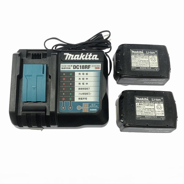 ☆中古品☆makita マキタ 18V 充電式インパクトドライバ TD173DGXAP 紫/パープル バッテリー2個(18V 6.0Ah) 充電器 ケース付 - 10
