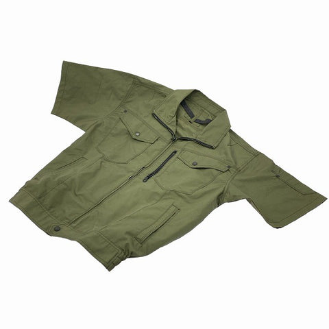☆中古品3点セット☆SUN-S サンエス 7V 空調風神服用 リチウムイオンバッテリーセット RD9890J ファン+半袖(L)付き128615 - 0