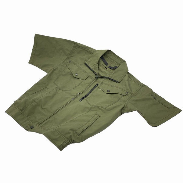 ☆中古品3点セット☆SUN-S サンエス 7V 空調風神服用 リチウムイオンバッテリーセット RD9890J ファン+半袖(L)付き128615 - 2