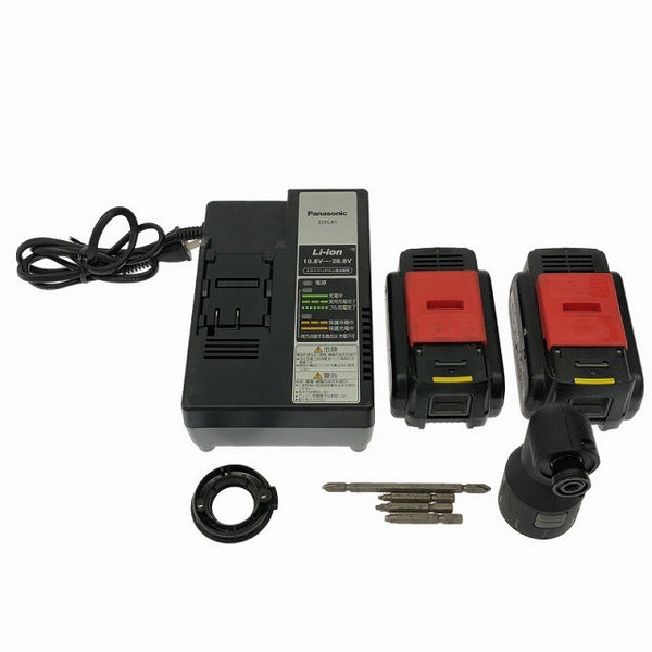 ☆中古品☆ Panasonic パナソニック 14.4V/18V 充電インパクトドライバー EZ1PD1 本体+バッテリー2個(4.2Ah)充電器+パーツ+ケース134758 - 9
