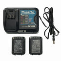 ☆比較的綺麗☆ makita マキタ 10.8V 充電式インパクトドライバ TD111D 黒/ブラック バッテリー2個 充電器 ケース付き コードレス116762 - 10
