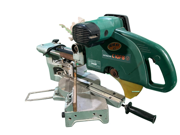 ☆中古品☆HITACHI 日立工機 100V 255mm 卓上スライド丸のこ C10FS 卓上スライドマルノコ 卓上スライド丸ノコ 木工用 切断機125159 - 2