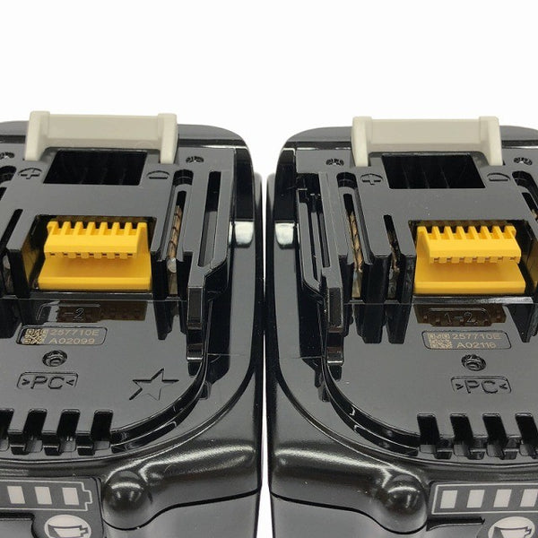 ☆箱違い未使用品2個セット☆ makita マキタ 18V 3.0Ah 純正リチウムイオンバッテリー BL1830B 急速 残量 LITHIUM-ION 雪/飛行機マーク125780 - 8