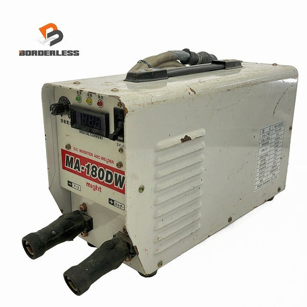 ☆中古品☆might マイト工業 単相200V インバーター直流溶接機 MA-180DW 本体のみ インバーター式 アーク溶接機126918 - 1