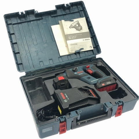 ☆中古品☆ BOSCH ボッシュ 18V コードレスハンマドリル GBH18V-LIY 本体+バッテリー2個(1.5Ah)充電器+ケース 116833 - 0