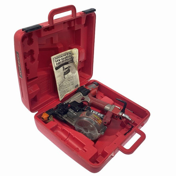 ☆中古品☆MAX マックス 41mm 高圧 ターボドライバー HV-R41G1 ケース付 エアビス打機 エアビス打ち機 ねじ打機 ねじ打ち機131407 - 2