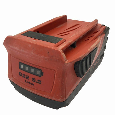 ☆中古品☆HILTI ヒルティ 21.6V バッテリーパック B22/5.2 Li-Ion リチウムイオン バッテリー 蓄電池 充電132906 - 0