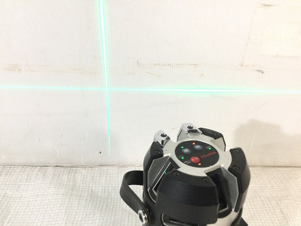 ☆美品☆TAJIMA タジマ ブルーグリーンレーザー墨出し器 ZEROBLSN-KJC 受光器 バッテリ1個 ケース付 ZERO BLUE NAVI センサーKJC113281 - 8