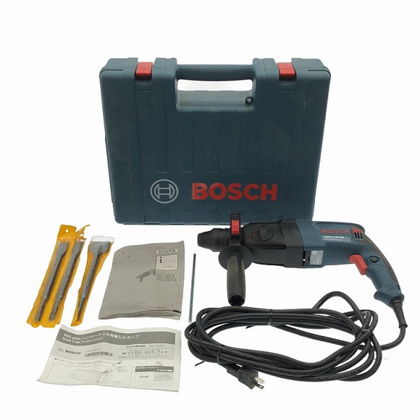 ☆中古品☆BOSCH ボッシュ 100V ハンマードリル GBH2-26RE ケース付 SDSプラス コード式 ハンマドリル 穴あけ 穿孔 - 3