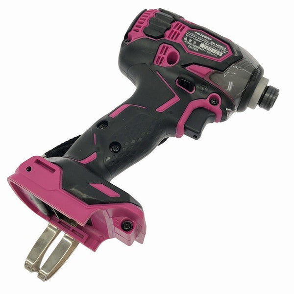 ☆中古比較的綺麗☆HiKOKI ハイコーキ 14.4V コードレスインパクトドライバー WH14DDL2 赤/レッド 本体のみ 充電式 バッテリー式131927 - 3