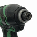 ☆中古品☆HITACHI 日立工機 100V インパクトドライバー WH12VE 緑/グリーン ケース付 コード式 電動工具 - 9