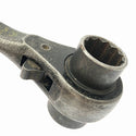 ☆中古品10本セット☆SUPERTOOL スーパーツール 12角 両口ラチェットレンチ8本 RN2126 RN2224 他 片口2本 RN30 爪式 ガチャ131933 - 7